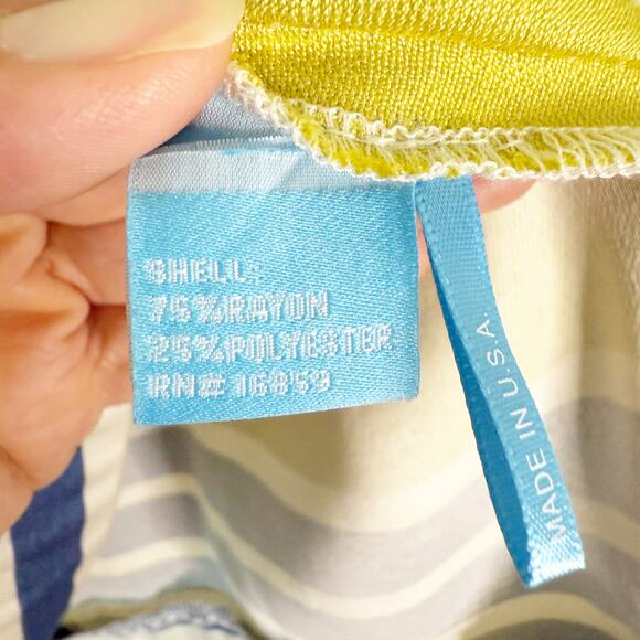 J. McLaughlin Striped Short Sleeve Shift Dress Size XL - Picture 6 of 6